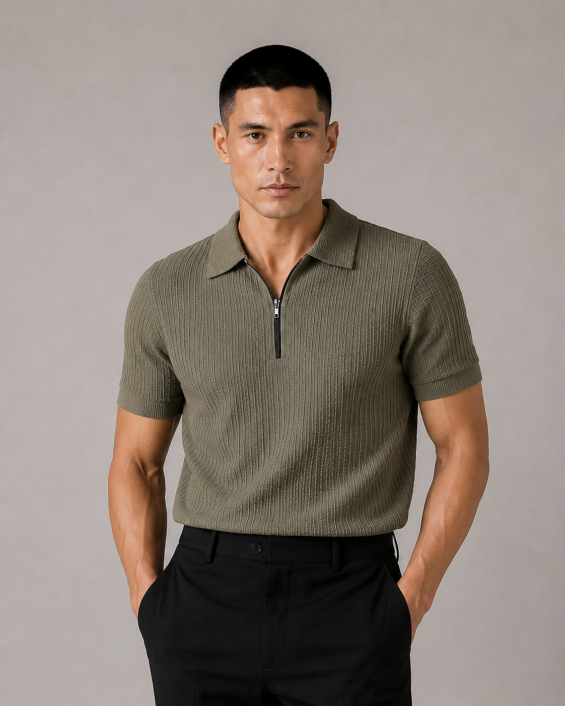 VAYLOR Signature Knit Polo