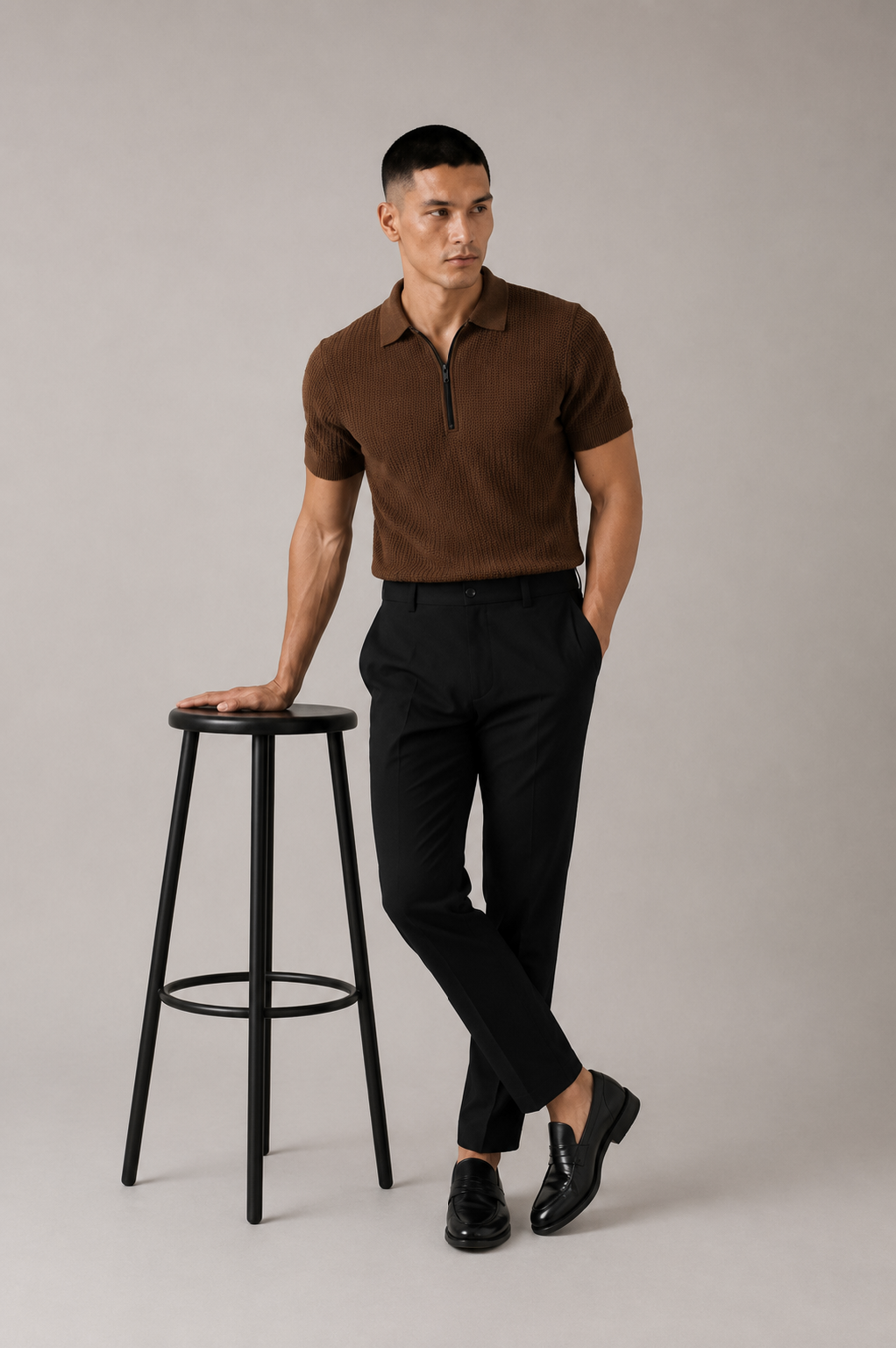 VAYLOR Signature Knit Polo