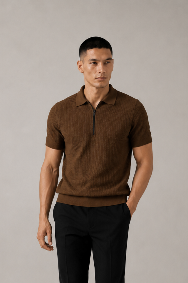 VAYLOR Signature Knit Polo