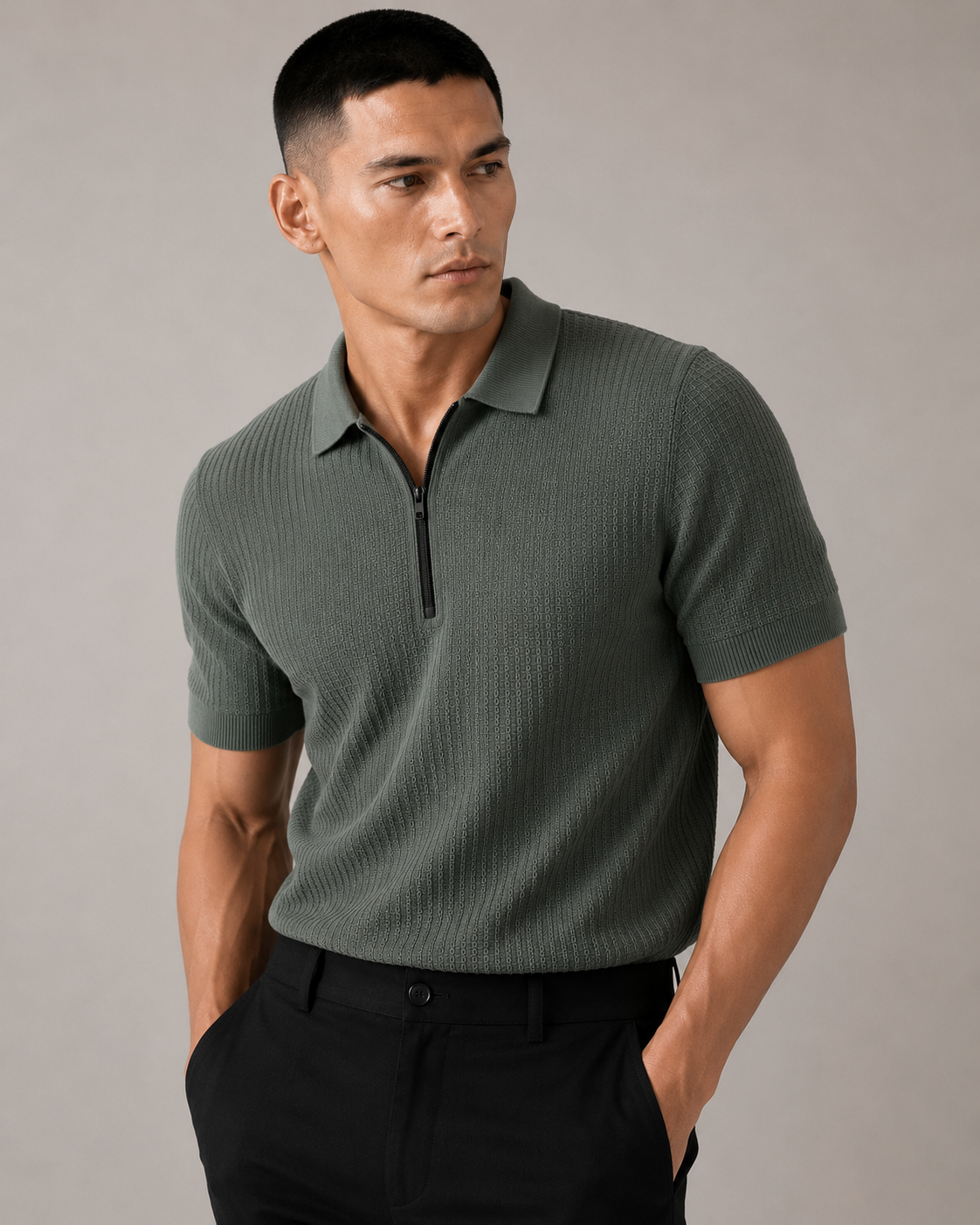 VAYLOR Signature Knit Polo